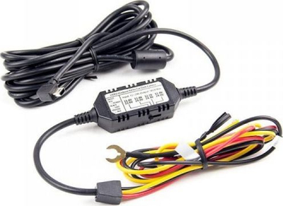 Adapter energjie Viofo 12–24V, Mini USB, për kamera A119 A129, i zi
