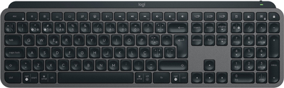 Tastierë Logitech MX Keys S, wireless, me ndriçim të pasëm, graphite