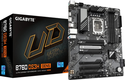 Pllakë amë Gigabyte B760 DS3H GEN5, DDR5, ATX, PCIe 5.0