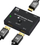 Ndarës DisplayPort Techly Bidirectional Switch 8K DP1.4, 2 në 1 ose 1 në 2, i zi