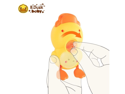 Lodër banjoje B.Duck Wind Up Bath Duck, mekanike, për kalamaj, shumëngjyrëshe