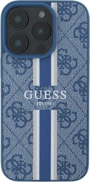 Guaskë telefoni Guess GUHMP16SP4RPSB, për iPhone 16 6.1", MagSafe, blu