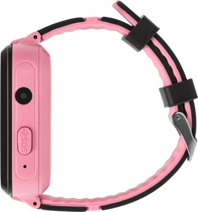 Ora e zgjuar për kalamaj Kruger&amp;Matz SmartKid, GPS, buton SOS, rozë