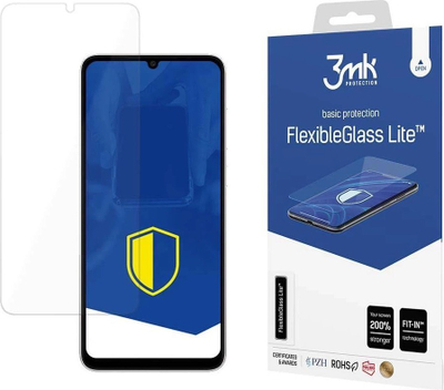 Xham mbrojtës 3MK FlexibleGlass Lite për Samsung Galaxy A05s, hibrid, i tejdukshëm