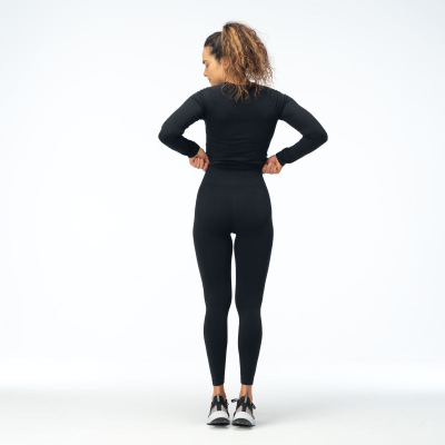 Хеланки за жени IQ Cross The Line ISMAE BOTTOM WMNS, најлон, црни