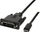 Kabllo USB C në DVI D LogiLink UA0331, 1.8 m, e zezë
