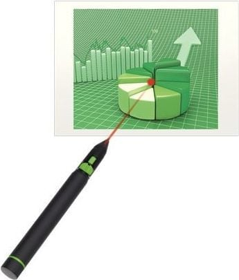 Prezenter stilolaps Leitz Pilot Complete Pro 2, lazer i kuq, USB pa tela, i zi
