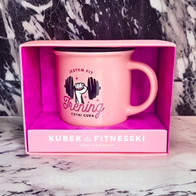 Filxhan HOBBY Mug Hobby For Fitness Girl, 350ml, porcelan, shumëngjyrësh