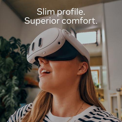 Kufje VR Meta Quest 3, 512GB, gjithëpërfshirëse, të bardha
