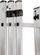 Shkallë alumini AWTools Basic 3x7, 150kg, argjendtë