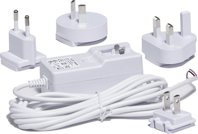 Adapter energjie DoorBird PSU DIN, 100 240V AC në 15V DC 1A, i zi