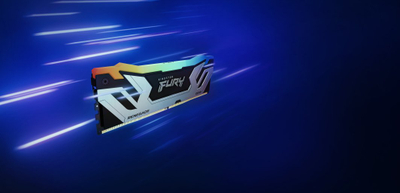 Memorie Kingston Fury Renegade RGB, 48GB, 8400MHz, e zezë/argjendtë