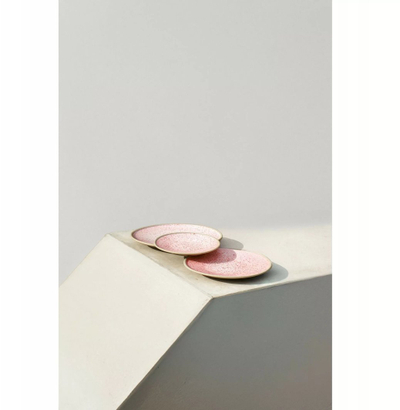 Pjatë e sheshtë porcelani X-10, 21 cm, 1 copë, rozë