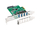Kartë zgjerimi PCI Express Lanberg, 4x USB 3.1 Gen1, e zezë