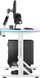 Tavolinë gaming ULTRADESK Iron Wei, skelet çeliku, drita LED, e zezë