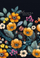 Fletore FRESH Notebook Flowers, 105x165mm, 64 fletë, me vija