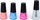 Set plotësues për thonj Cool Maker Go Glam U-Nique Refill Pack, 4 x 4 ml, për Go Glam Nail Salon, me shumë ngjyra