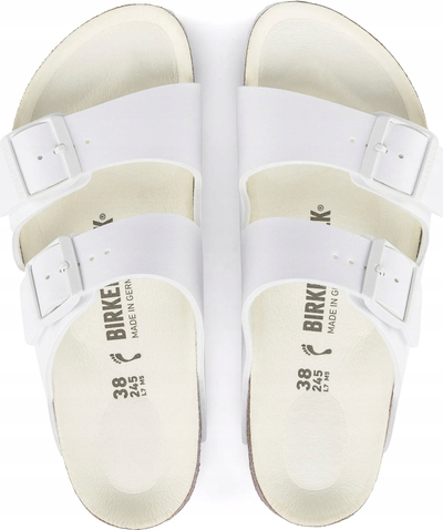Сандали Birkenstock Arizona Birko Flor, мажи, бр. 44 EU, бели