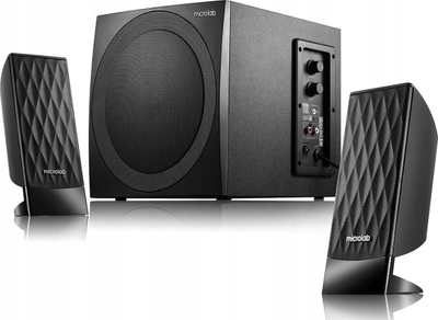 Altoparlantë Microlab M-300, sistem 2.1, 40W RMS, të zinj