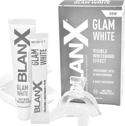 Set zbardhues për dhëmbë BlanX Glam White