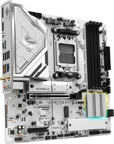 Матична плоча Asrock B850M Steel Legend WiFi, AMD AM5, DDR5, Micro ATX