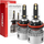 Llamba LED për vetura Amio K3 AMIO-03686, H8 H9 H11 H16, 12V 6000K, e bardhë