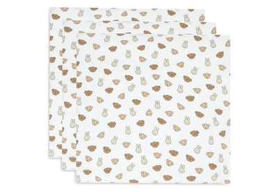 Mbulesa te holla muslin 70x70cm  Miffy and Friends - 3 Pack