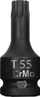 Bit goditës Torx Proline T80, 1/2", 60mm, i zi