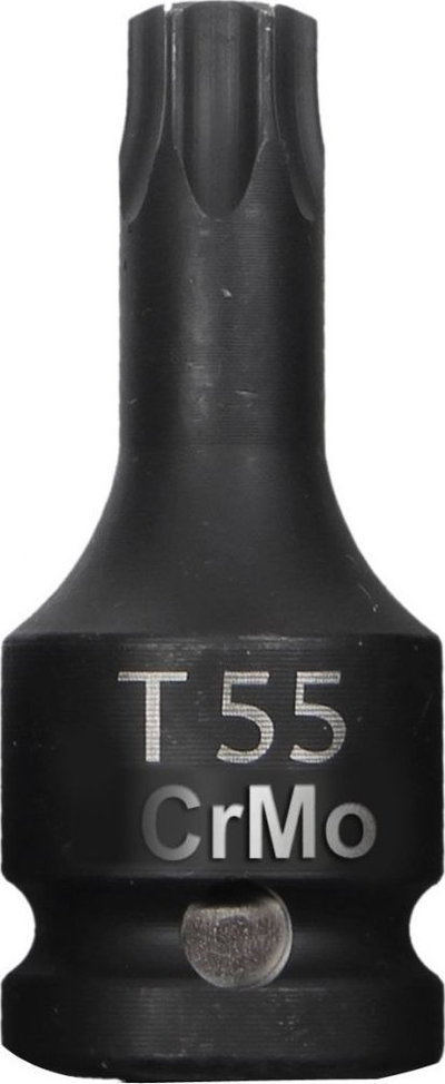 Bit goditës Torx Proline T80, 1/2", 60mm, i zi