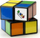Lodër puzzle Rubik's Mini, kub 2x2, shumëngjyrësh