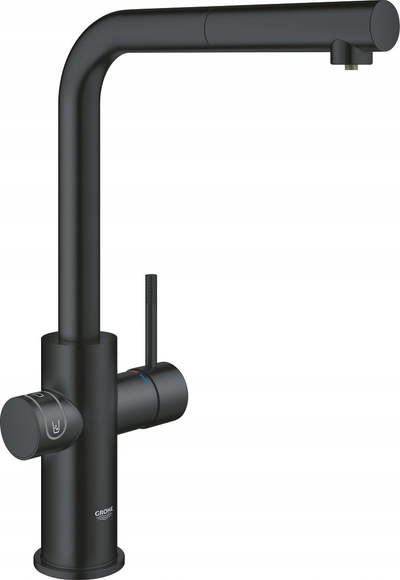 Rubinet kuzhine Grohe Blue Home 31539KS0, sistem filtrimi uji, i zi mat