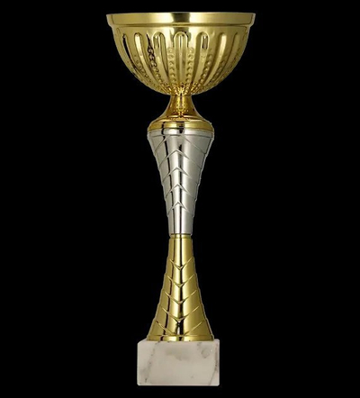 Kupë sportive Victoria Sport Metal Cup, metalike, ngjyrë ari dhe argjendi