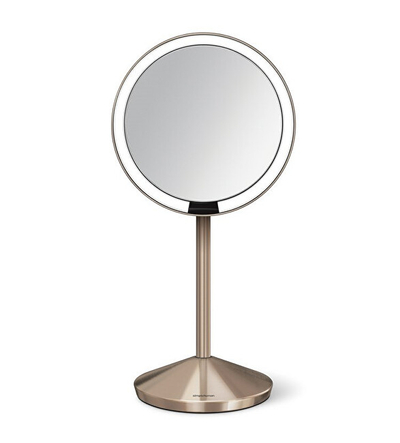 Патничко огледало Simplehuman Rose Gold, златно
