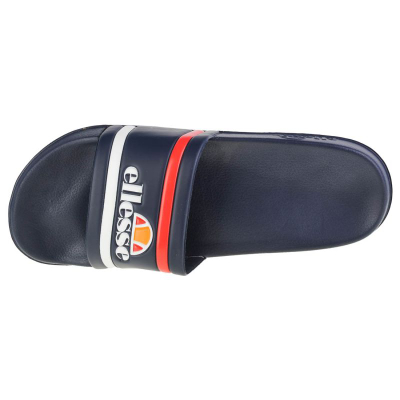 Sandale plazhi Ellesse Lion për meshkuj, sintetike, blu me vija të bardha kuqe