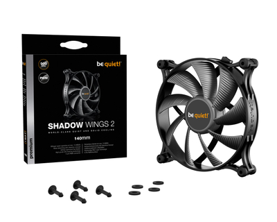 Ventilator PC Be Quiet Shadow Wings 2, 140mm, PWM, i zi
