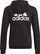 Xhaketë sportive Adidas Essentials me kapuç, me zinxhir deri poshtë, e zezë