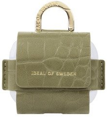 Торбичка за слушалки IDeal of Sweden Mini Flo Bag Sage Croco, за AirPods 3, зелена