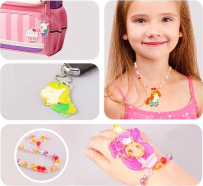 Set kreativ DIY Colored Crystal, 24 varëse, 10 tuba boje, shumëngjyrësh