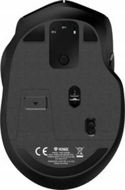 Бежичен глушец YENKEE YMS 2050BK Dual WL EGO, ергономски, црн