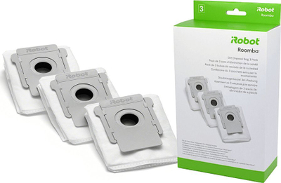 Qese pluhuri iRobot Roomba Clean Base, set 3 copë, origjinale, të bardha