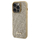 Kapak telefoni Guess Disco Metal Script për iPhone 14 Pro Max, 6.7", hardcase, ngjyrë ari