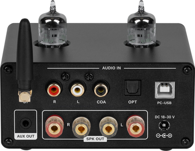 Amplifikator stereo me tuba Kruger&amp;Matz A80 Pro, me USB, Bluetooth, ngjyrë e zezë