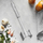 Zbutës mishi Maestro MR-1714-NEW, dyanshëm, inox 250g, gri metalik