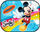 Страна завеса за сонце Seven Mickey 9313, сет 2 парчиња, 44 x 35 cm, повеќебојна