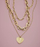 Qafore për femra Fossil Heart Harlow JF04652710, e artë