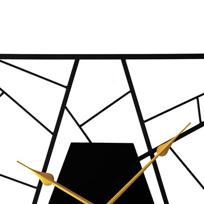 Orë murale MPM E04.4482.90, metal, 58cm, e zezë