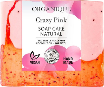 Сапун за тело Organique Naturally Caring Crazy Pink, глицерин, 100 g