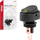 Ndërprerës AMiO Switch Ellipse, LED i verdhë, 12V 24V, i zi