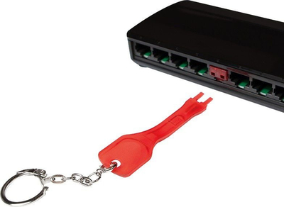 Bllokues porte RJ 45 LogiLink MP0042, set 10 copë, me çelës, gri