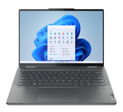 Laptop Lenovo Yoga 7, 14", AMD Ryzen 5 7535U, 16 GB RAM, 512 GB SSD, i hirtë